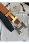 Hermes original belt buckle & Reversible leather strap 38 mm H06770 Replica