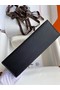 Hermes Original Epsom Leather KEL2278 black&Silver-Tone Metal Replica