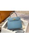 Hermes Original Epsom Leather KEL2578 blue Replica