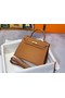 Hermes Original Epsom Leather KEL2578 brown Replica