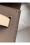 Hermes Original Epsom Leather KEL2578 grey&cream Replica