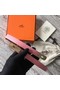 Hermes original epsom leather Kelly belt H069853 pink Replica