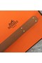 Hermes original epsom leather Kelly belt H069854 pink gold plated metal Replica
