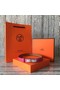 Hermes original epsom leather Kelly belt H069854 rose silver plated metal Replica