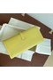 Hermes Original Espom Leather Clutch 37088 lemon Replica