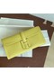Hermes Original Espom Leather Clutch 37088 lemon Replica
