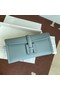 Hermes Original Espom Leather Clutch 37088 light blue Replica