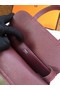 Hermes Original Halzan mini bag H069523 bordeaux Replica