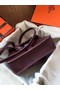 Hermes Original Halzan mini bag H069523 bordeaux Replica