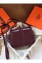 Hermes Original Halzan mini bag H069523 bordeaux Replica