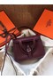 Hermes Original Halzan mini bag H069523 bordeaux Replica