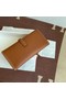 Hermes Original jige swift Leather Clutch 37088 brown Replica