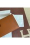Hermes Original jige swift Leather Clutch 37088 brown Replica