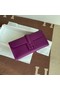 Hermes Original jige swift Leather Clutch 37088 purple Replica