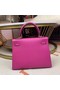 Hermes original Kelly Epsom Leather KL32 rose Replica