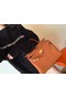 Hermes original Togo leather kelly bag KL320 brown Replica