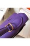 Hermes original Togo leather kelly bag KL320 purple Replica