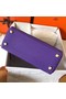 Hermes original Togo leather kelly bag KL320 purple Replica