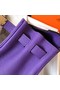 Hermes original Togo leather kelly bag KL320 purple Replica
