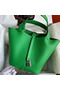 Hermes Picotin Lock 18 Handmade Bag in Bambou Clemence Leather Replica