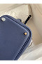 Hermes Picotin Lock 18 Handmade Bag in Blue Saphir Clemence Leather Replica