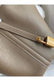 Hermes Picotin Lock 18 Handmade Bag in Taupe Clemence Leather Replica