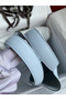 Hermes Picotin Lock 22 Handmade Bag in Blue Brume Clemence Leather Replica