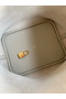 Hermes Picotin Lock 22 Handmade Bag in Pearl Grey Clemence Leather Replica