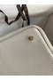 Hermes Picotin Lock 22 Handmade Bag in Pearl Grey Clemence Leather Replica