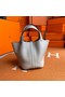 Hermes Picotin Lock Bags Original togo Leather PL3388 light gray Replica