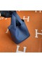 Hermes Picotin Lock Bags Original togo Leather PL3388 Sapphire blue Replica