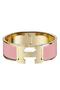 Hermes Pink Enamel Clic Clac H PM Bracelet Replica
