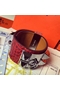 Hermes Red Crocodile Collier de Chien Bracelet Replica