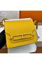 Hermes Roulis 19cm Evercolor 9D H9003 Yellow Gold Replica