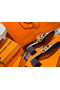 Hermes Tandem Sandals In Silver Metallic Calfskin Replica
