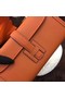 Hermes Togo Leather Clutch H88017 Orange Replica