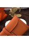 Hermes Togo Leather Clutch H88017 Orange Replica