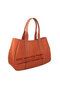 Hermes Tote Bag Canvas & Leather H1035 Orange Replica
