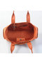 Hermes Tote Bag Canvas & Leather H1035 Orange Replica