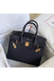 Hermes Touch Birkin 30 Bag In Black Matte Niloticus Crocodile Skin Replica