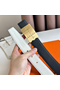 Hermes Typo Reversible Belt 32MM in White Epsom Calfskin Replica