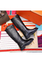 Hermes Variation Boots In Black Calfskin Replica