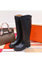 Hermes Variation Boots In Black Calfskin Replica