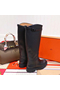 Hermes Variation Boots In Black Calfskin Replica