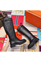 Hermes Variation Boots In Black Calfskin Replica