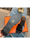 Hermes View Sandals In Black Calfskin leather Replica