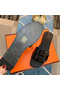 Hermes View Sandals In Black Patent leather Replica
