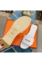 Hermes View Sandals In White Calfskin leather Replica