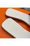 Hermes View Sandals In White Calfskin leather Replica