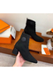 Hermes Volver 60 Ankle Boot In Black Knit Replica